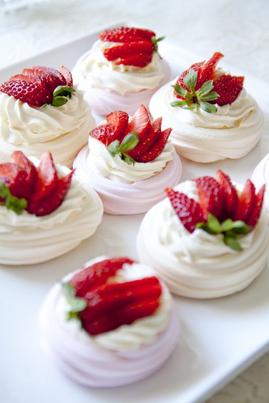 Strawberry Pavlovas: Just in Time for Summer!