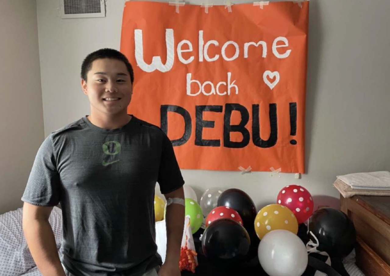 A Caring Campus: Welcoming Back Football Player Debu Yi