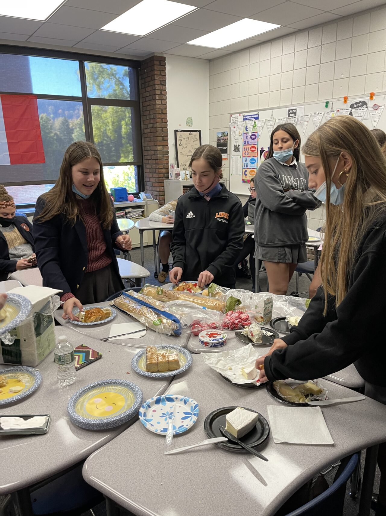 Bon Appétit: Members of French Club Hold Cheese Tasting