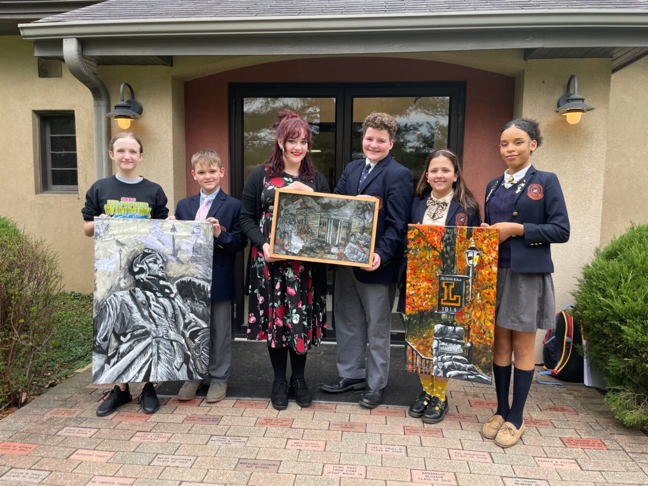 Middle School Students Express Their Creativity on Canvas