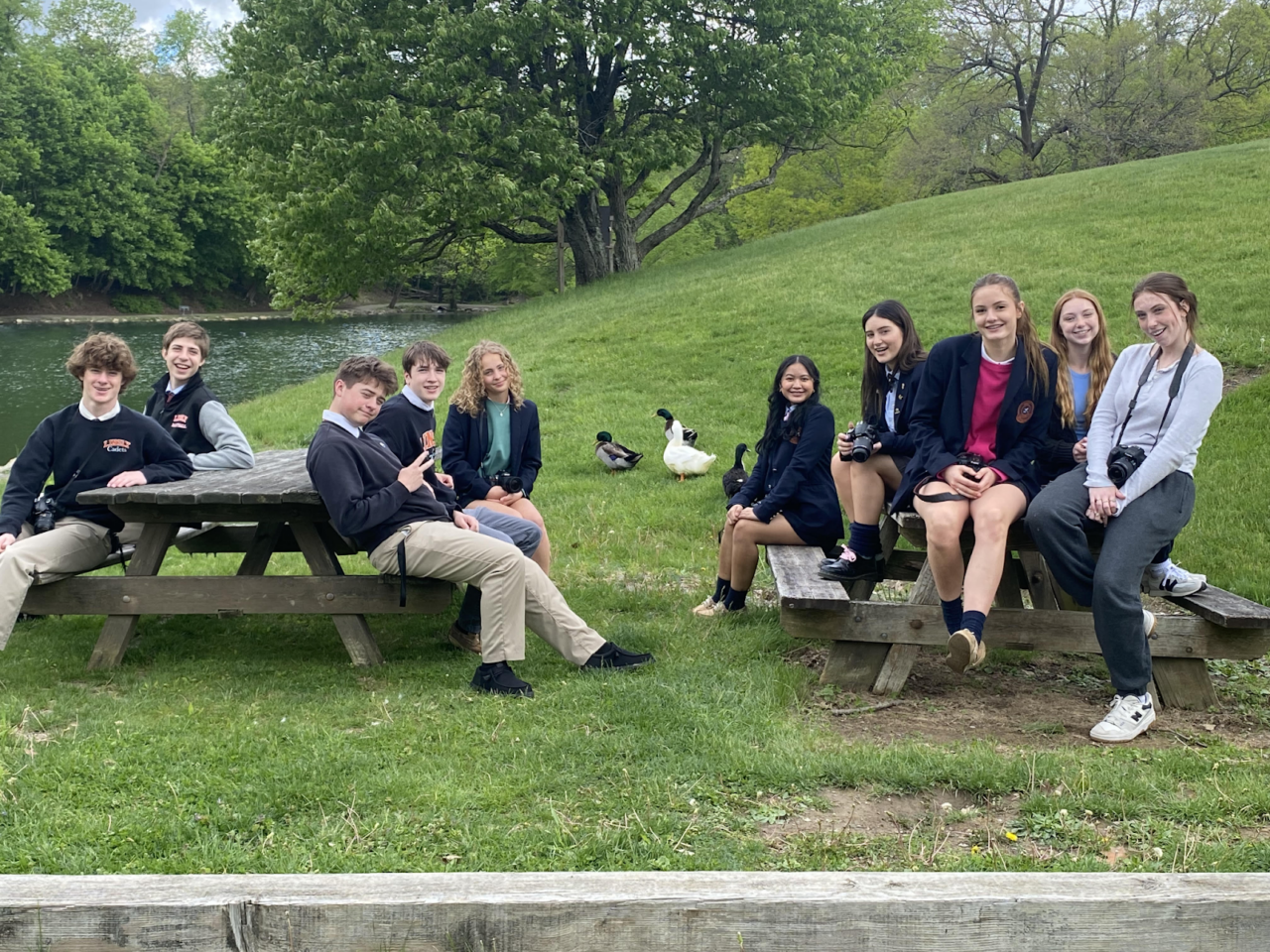 Photography Students Travel to Oglebay for a Field Trip