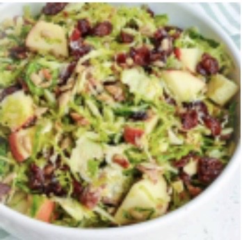 Autumnal Side Dish: Shaved Brussels Sprouts Salad 