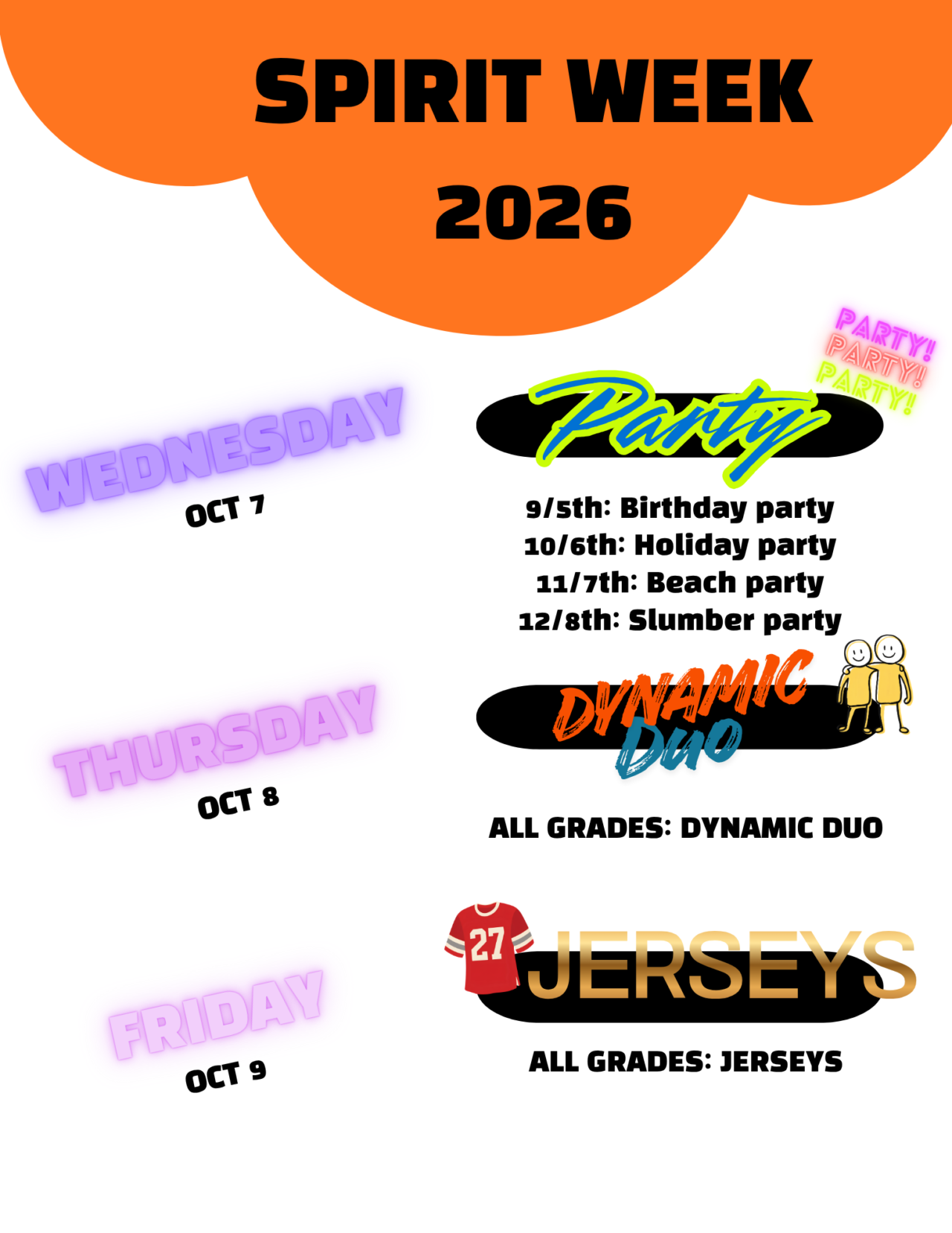 Counting Down to Homecoming: Spirit Week Begins!